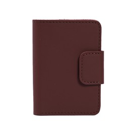 INCARNE Leather Passport Wallet AirTag Slot - Travel Passport Holder with Card Slots & Note Compartment, Magnetic Closure, Genuine Leather, Classic Brown