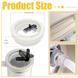 JAWUZ Lid for cup 40 oz, leak-proof lid for cup 1.18 L, tight replacement lid for 40 oz, replacement lid for cup accessories, replacement lid for 40 oz cups, a