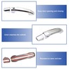 FZJDSD 4Pcs Chrome Door Handle Cover Trim with 2 Smartkey
