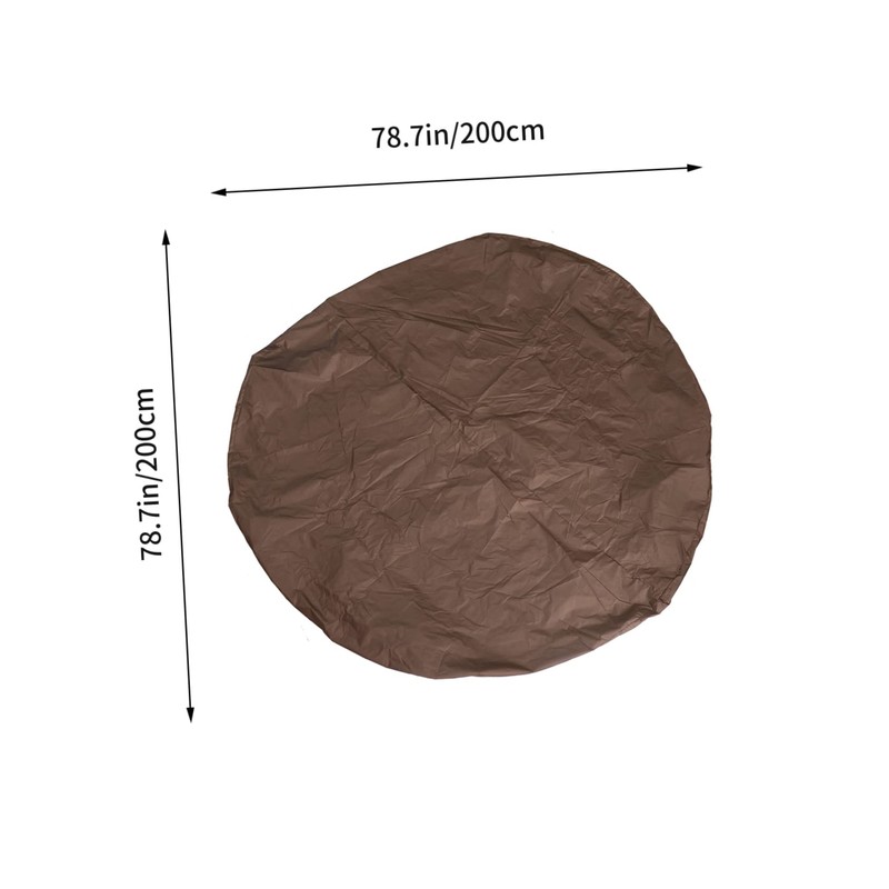 KONTONTY 1Pc Round Hot Tub Cover Versatile Outdoor Cover for