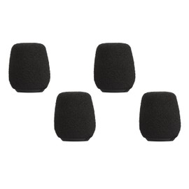 Shure RK513WS Black Foam Windscreens for MX405 and MX410 Microphones, Set of 4