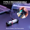 Mini EDC Rechargeable Keychain Flashlight Stocking Stuffers for Men