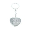 Unbranded Red Heart Purple Hat Charm Keychain Key Ring Society