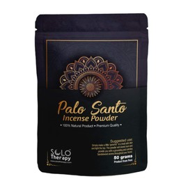 Palo Santo Incense Powder 50 Grams, Premium Quality, 100% Natural, Sacred Space, Natural Incense, Loose Incense, Product from Perú, Packaged in The USA (Palo Santo Incense Powder)