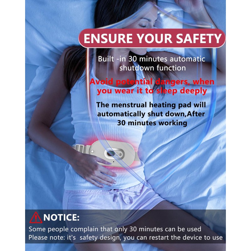 Back Massager Heating pad Grey