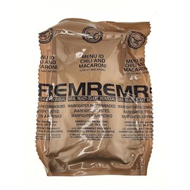 Genuine Military MRE - Menu 10 Chili And Macaroni with 2026 Inspection Date - MRE Meals Ready To Eat