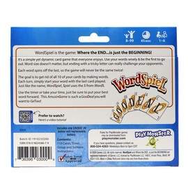 Set WordSpiel — Card Game — Make A Word Using Part of the Word Before — Family Fun Game Night — For Ages 8+