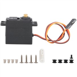 2.8kg 3 Wire RC Servo Steering Engine Upgrade Accessory fit for FY-01 FY-02 FY-03 RC CarBlack