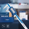 Dasqua 6”/150mm Digital Caliper, Stainless Steel Precision Measuring Tool with