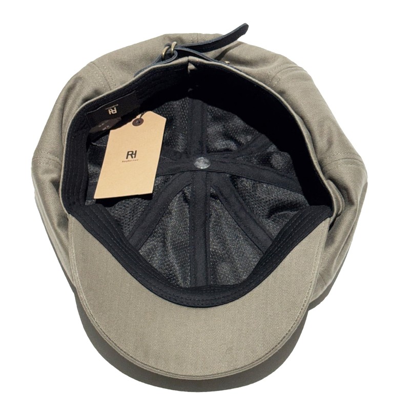 Wrechatter Special Order, Large Size, Adult Newsboy Cap, Herringbone, Cotton,