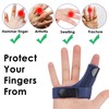 TOCCOOL Adjustable Finger Splint - Dual Support for Trigger Finger