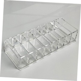 Mikinona 8-grid Eyeshadow Organizer Makeup Holder Storage Box Plastic Cosmetics Container