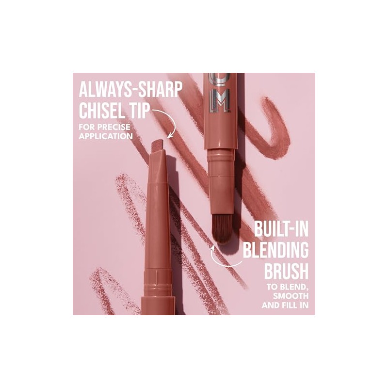 Buxom Power Line™ Plumping Lip Liner, Rich Rose, 0.01 oz.