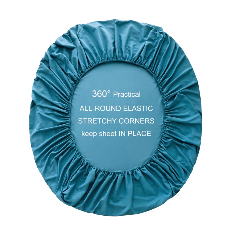 MOHAP Warm Fitted Sheet Set King Size 16" Deep Pocket