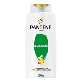 Shampoo con Acondicionador 2 en 1 Pantene Restauración con Perlas Pro-Vitaminas 700 ml