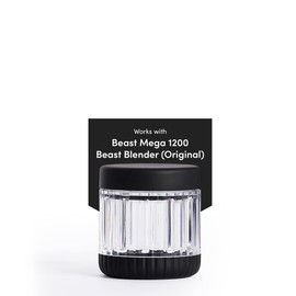 Beast 500mL Blending Vessel + Storage Lid | Compatible with 1000W Beast Blender | Blend Smoothies and Shakes (Carbon Black)