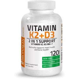 Vitamina K2 90mcg + D3 5000iu 2 En 1 120 Caps Deal Eg Dd82 Sabor Sin Sabor