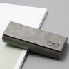 YUNYU Hard Shell Glasses Case, PU Leather Glasses Holder with