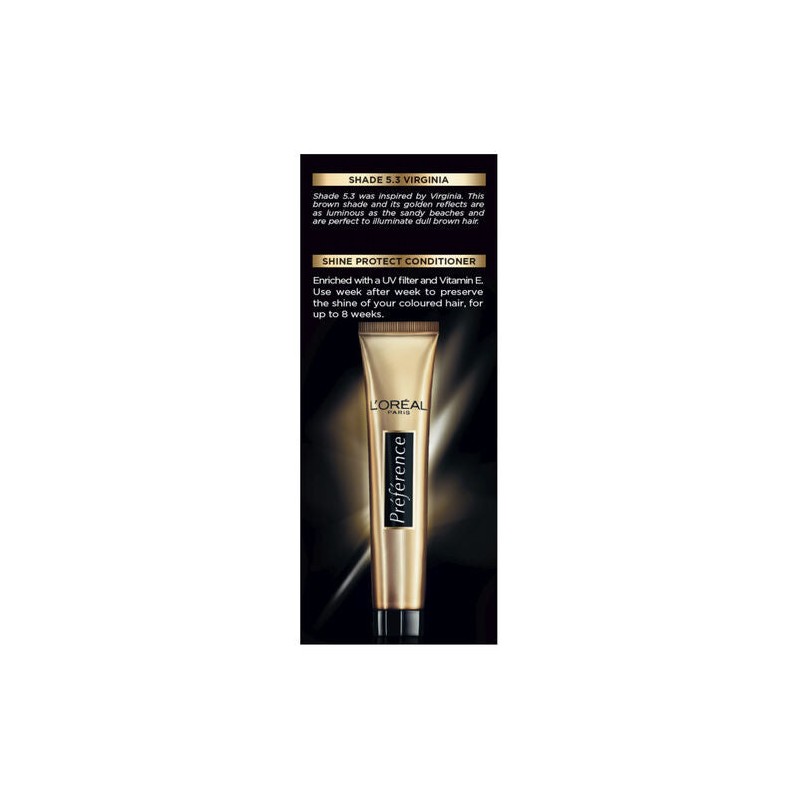L'Oreal L'Oréal Paris Préférence Permanent Hair Colour - 5.3 Virginia