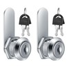 2 Pcs Cabinet Locks, 16 mm Letterbox Locks, Cupboard Locks