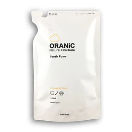 Oranic Tooth Foam Refill Foam Toothpaste, Made in Japan, Bad Breath Care