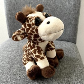 The Petting Zoo Plush Giraffe Bright Eye Stuffed Animal, 8”