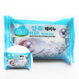 Pearl Exfoliating Peeling Soap Moisturizing Soap 4ea