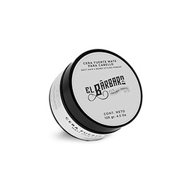 Cera Mate Para Cabello 120g - EL BÁRBARO - Cera para cabello base agua - Para cabello, barba y bigote