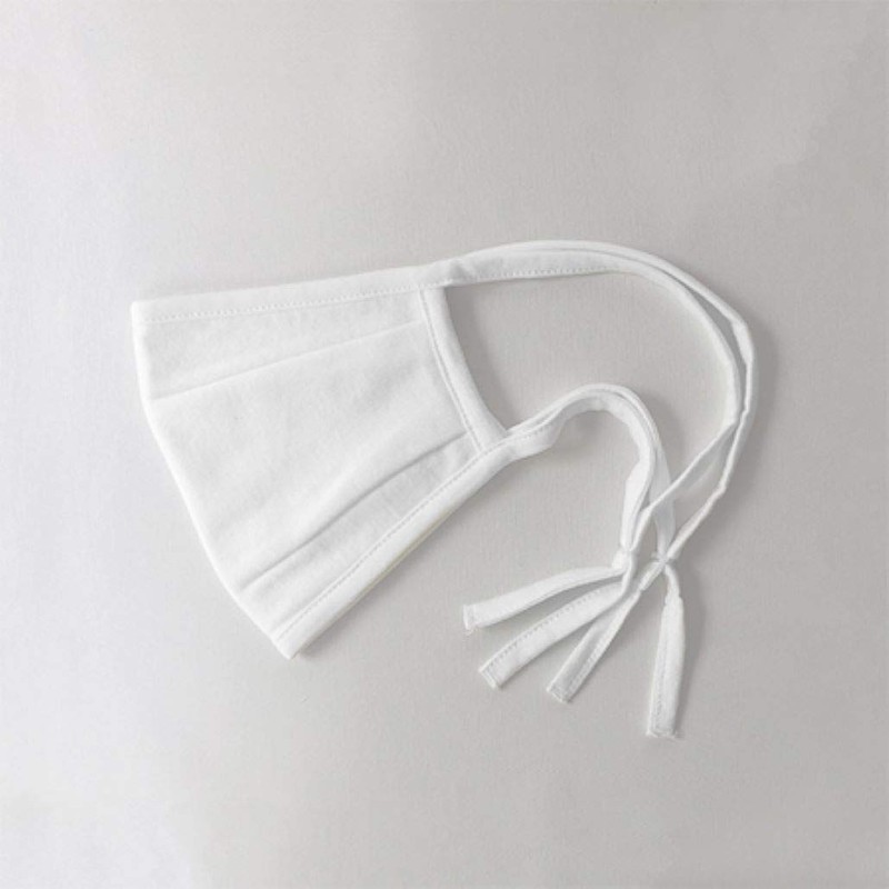 TAKEFU Bamboo Cloth White Cloth Mask (One Size)