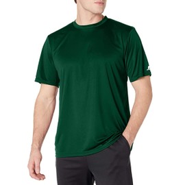 Russell Athletics Dri-Power Core Performance Tee for Men - Moisture-Wicking Athletic Shirt for Workouts and Sports, Dark Green, XX-Large