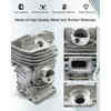 HUQUZN Cylinder Piston Kit Fit for Stihl MS291 MS291C MS