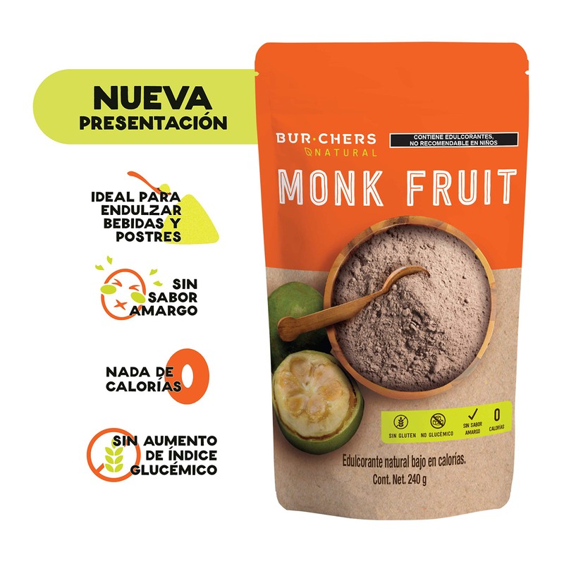 Burchers Natural - Monk Fruit 240g | Edulcorante natural