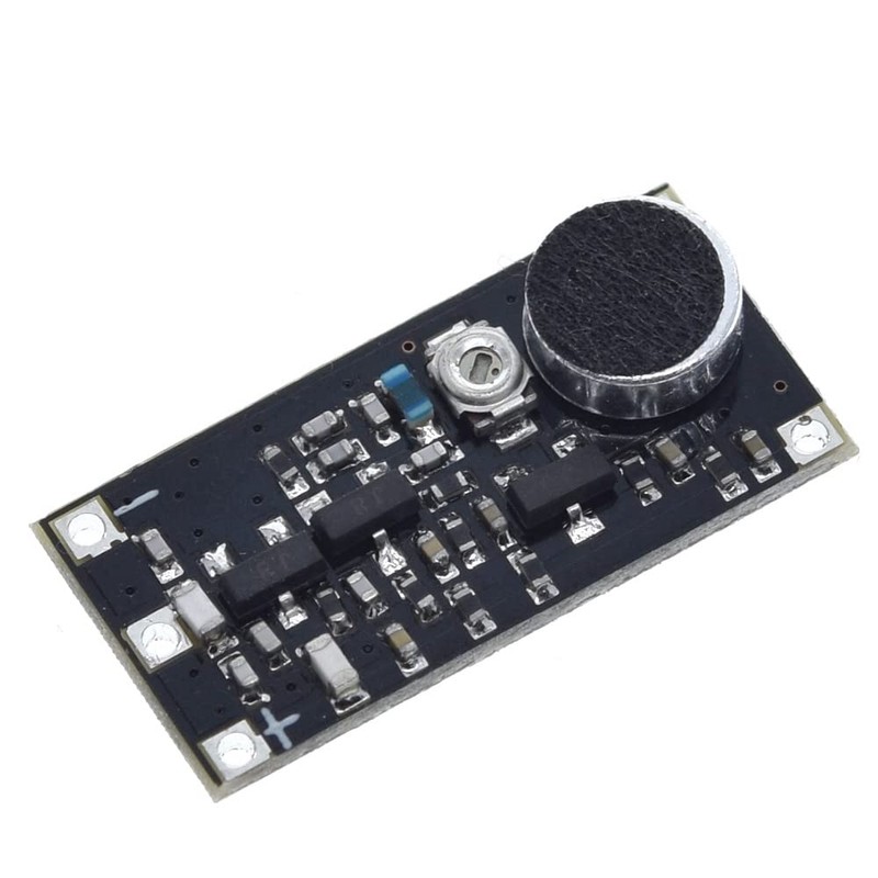 TECNOIOT 2pcs 88-115MHz FM Wireless Transmitter Module with Microphone Adjustable