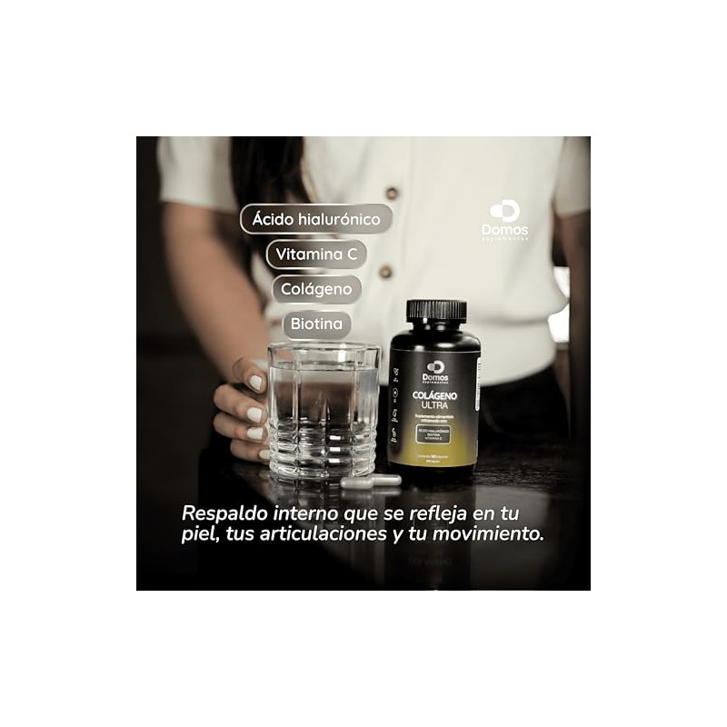 Suplementos Domos - Colágeno Ultra + Ácido Hialuronico + Biotina
