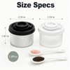 Lunchbox Salt and Pepper Shakers, 2 Pack Mini Travel Spice