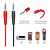 Cleqee 2pcs 4mm Banana Plug Alligator Clip Test Lead Kit
