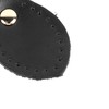 20 Sets Leather D Rings for Purse Genuine Leather D
