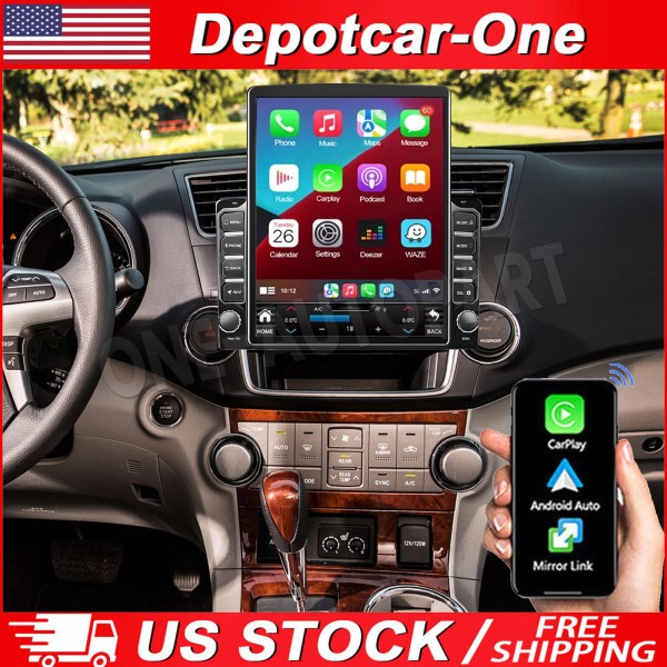ONE-AUTOPART For Toyota Highlander 2008-2013 Car Stereo Radio Android 13