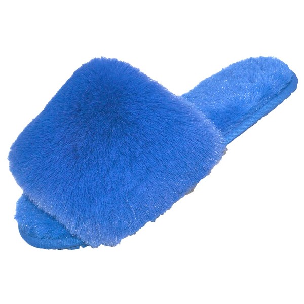 Millffy Women Fluffy Ladies Slippers Faux Wool Fuzzy Slippers chic