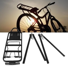 Bike Cargo Rack,Quick Release Adjustable Bike Rear Rack,High Load Capacity Rear Bike Bicycle Cargo Rack,for V Brake Disc Brake MTB Road Bikes Folding Bikes