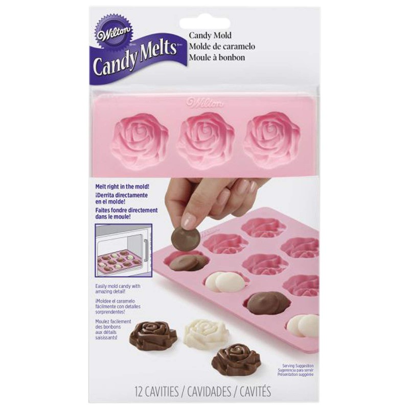 Wilton Rose Silicone Candy Mold