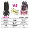 7 Packs 18 Inch Bohemian Goddess Box Braids Crochet Hair