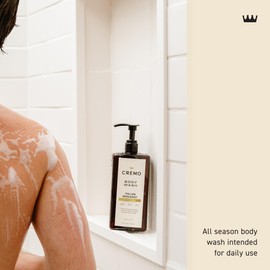 Cremo Rich-Lathering Italian Bergamot Body Wash for Men, 32 Fl Oz