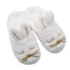 Cute Bunny Fuzzy Slippers |Warm Animal Memory Foam Rabbit Plush