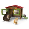 schleich Farm World 42728 Rabbit Hutch for Ages 3 and