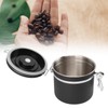 Airtight Coffee Canister 1.2L 304 Stainless Steel Coffee Bean Storage