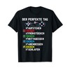 Gamer T-Shirt with German Text "Every Day", black