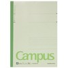 Kokuyo Campus Notebook, A 7mm(0.28in) Ruled, Semi-B5, 30 Sheets, Pack