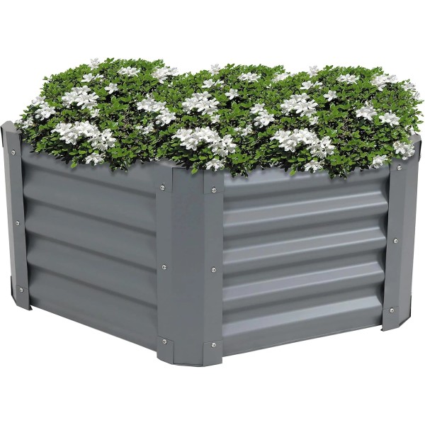 Does not apply Galvanized Raised Garden Bed Outdoor - Metal