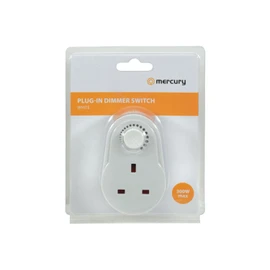 Plugin Dimmer Switch | White (Only compatible with dimmable bulbs) (Packaging May Vary